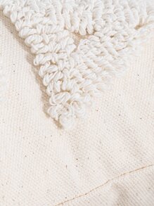 1pc Tufted Cushion Cover Không có chất làm đầy - Màu be - Xem 5