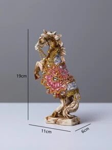 馬形狀裝飾物品 - 彩色 - 查看 3