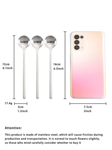 5入組長手柄勺 - 銀色 - 查看 4