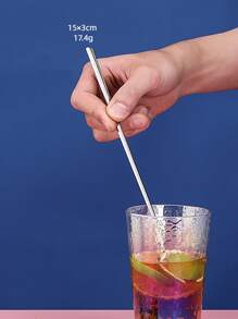 5入組長手柄勺 - 銀色 - 查看 5