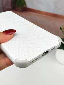 Ốp lưng điện thoại họa tiết cá sấu - trắng - Xem 3