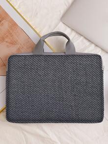 14 Inch Minimalist Laptop Bag - Grey - View 2