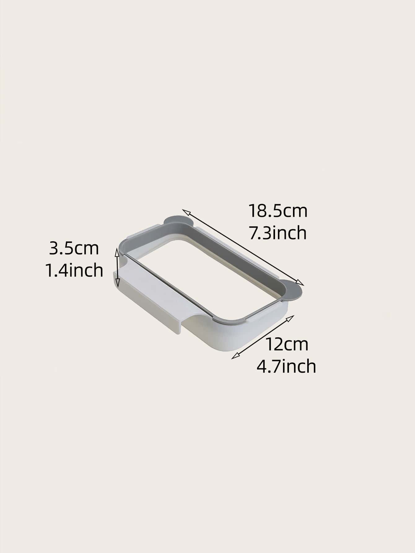 1pc Trash Bag Holder, Cabinet Hanging Garbage Bag Rack For Kitchen - Multicolor - View 3