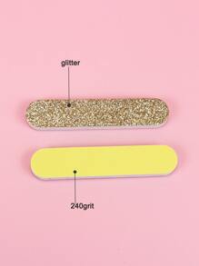 10 piezas Set lima de uña mini brillante - Multicolor - Ver 5