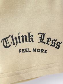 Baby 3pcs Letter Graphic Shorts - Multicolor - View 3