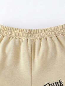 Baby 3pcs Letter Graphic Shorts - Multicolor - View 4