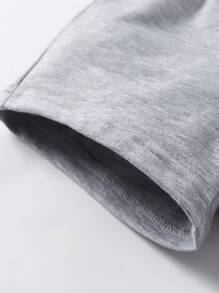 Baby 3pcs Slogan Patched Detail Shorts - Multicolor - View 5