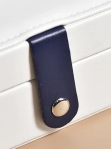 1入組雙層首飾收納盒 - 白色 - 查看 4