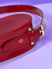 SHEIN ICON 心形 Y2K 可爱单肩包，甜美女孩手提包