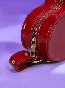 SHEIN ICON 心形 Y2K 可爱单肩包，甜美女孩手提包