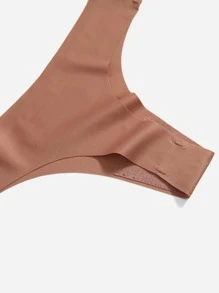 LUVLETTE 4-Pack Low Waist No-Show Thong Women Underwear Panties Set - Multicolor - View 10