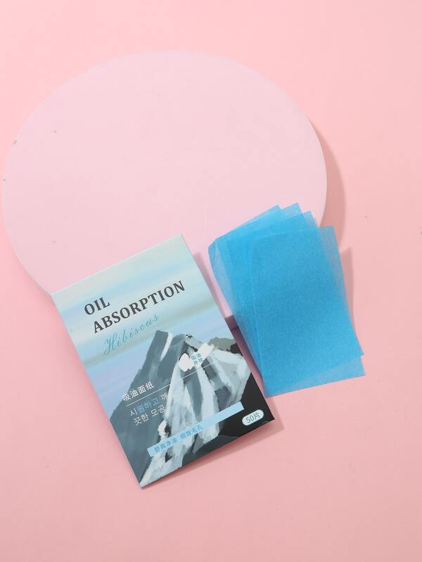 Pack Of Oil Blotting Paper, 50pcs Makeup Paper Facial Cleaning Oil