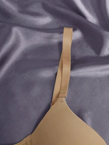 3pack Microfiber Contrast Lace Push Up Bra - Multicolor - View 3