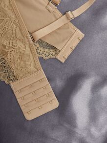 3pack Microfiber Contrast Lace Push Up Bra - Multicolor - View 6