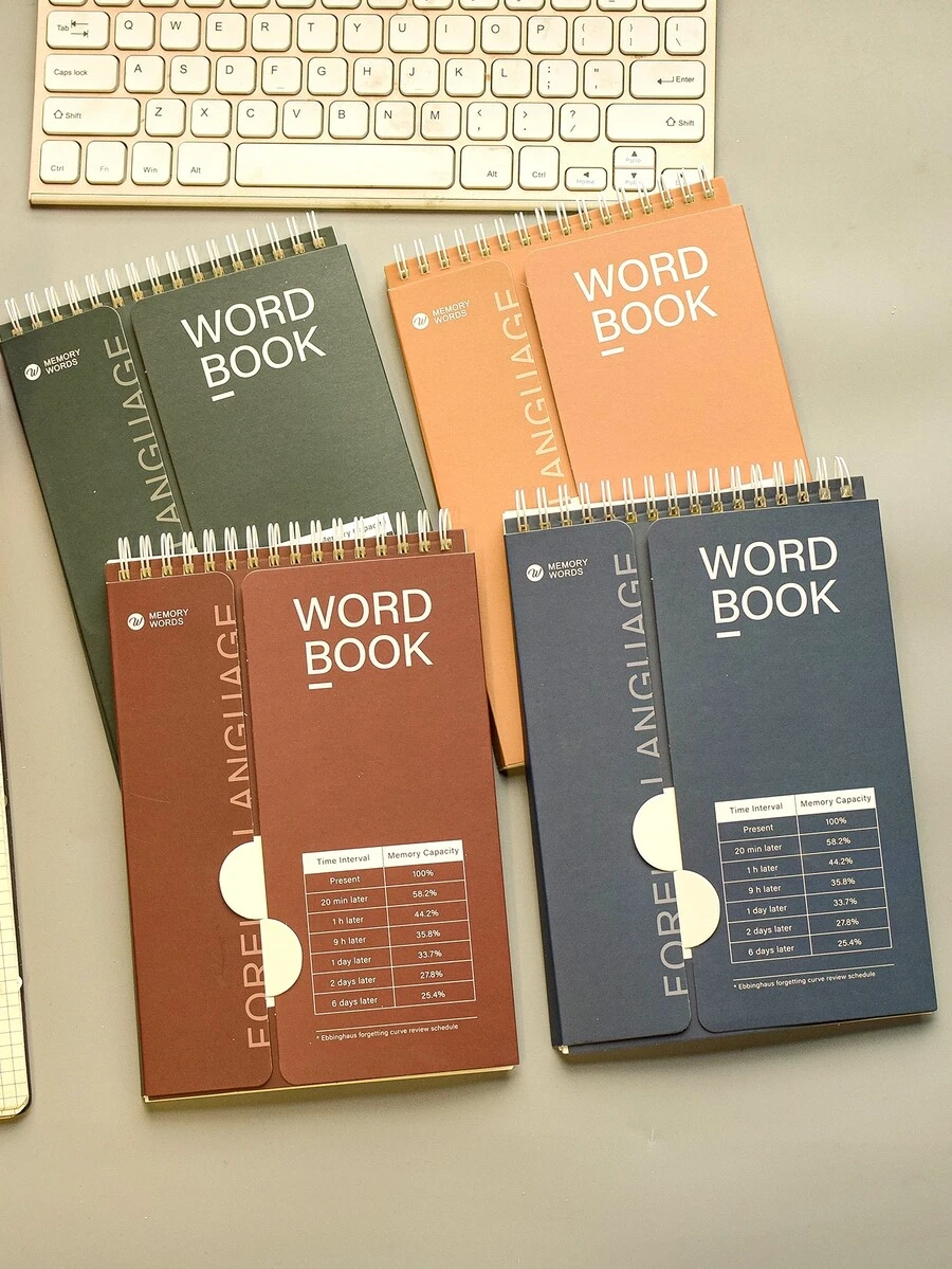 1入組隨機色單詞書 - 彩色 - 查看 1