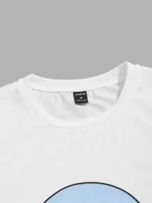 Manfinity VCAY Bộ hai mảnh Nam Dây kéo Túi Hoạt hình Sẵn sàng - Màu xanh nhạt - Xem 5