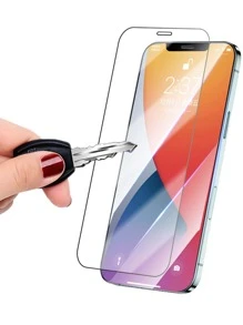 3pcs Screen Tempered Film & 3pcs Camera Lens Protective Film Compatible With iPhone 15/15Pro/15Plus/15Promax - Clear - View 2