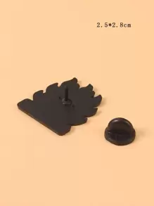 Broche con decoración de llama - Multicolor - Ver 3