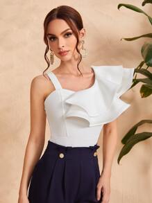 SHEIN VCAY Body a capas ribete