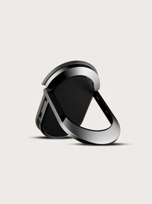 Giá đỡ nhẫn điện thoại di động hình bầu dục - màu đen - Xem 2