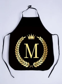 Letter Graphic Apron - Multicolor - View 2