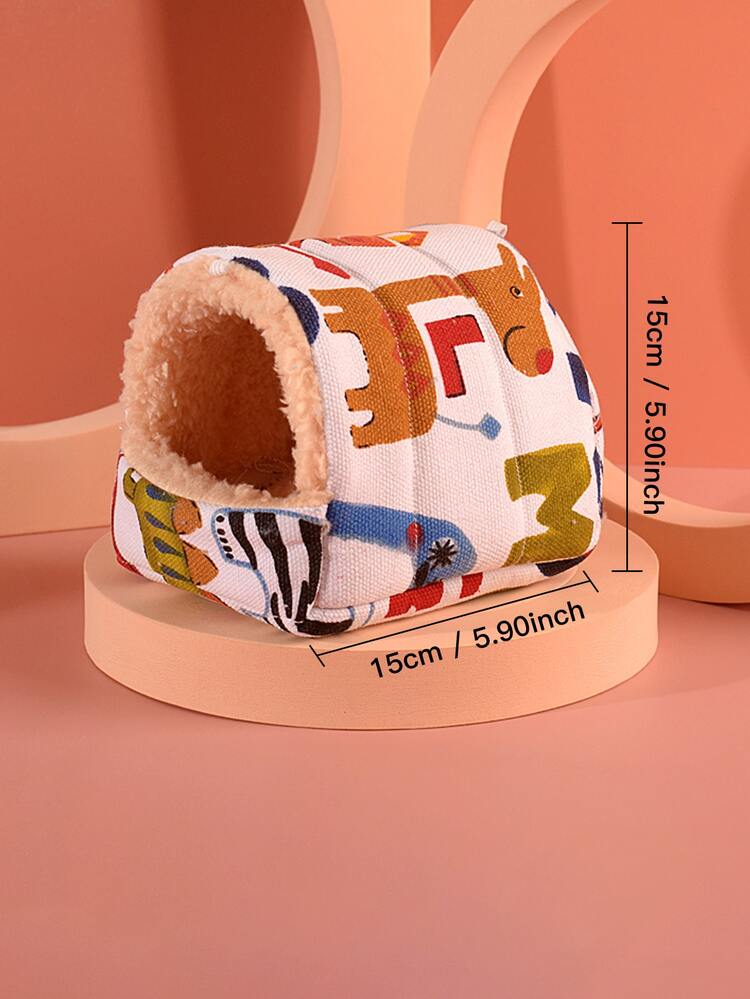 Cartoon Graphic Pet Bed - Multicolor - View 4