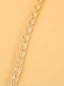 Cinturón con borlas decorativas, estilo bohemio, para Halloween, verano, escuela, otoño, Halloween - Dorado - Ver 4