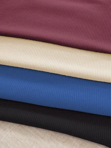 SHEIN Unity 4件素色短款背心 - 彩色 - 查看 7