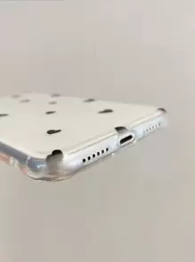 TPU Heart Shockproof Phone Case Compatible With IPhone 15 Pro Max/14 Plus/13 Pro Max/12/11/7G/7P/IX/XR/XS Max - Black - View 4