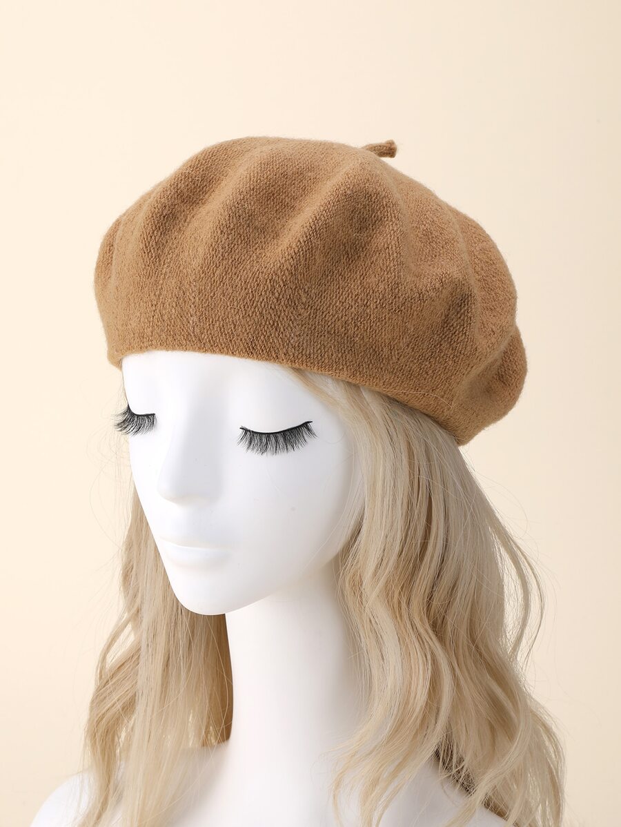 Béret En Laine Classique – Style Français – Unisexe – Taille Unique – Plusieurs Coloris