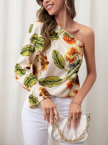 SHEIN Clasi Áo sơ mi nữ Xù Nhiệt đới Boho - Nhiều màu - Xem 1