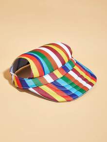 Mũ bảo hiểm cho thú cưng in sọc cầu vồng - Nhiều màu - Xem 2