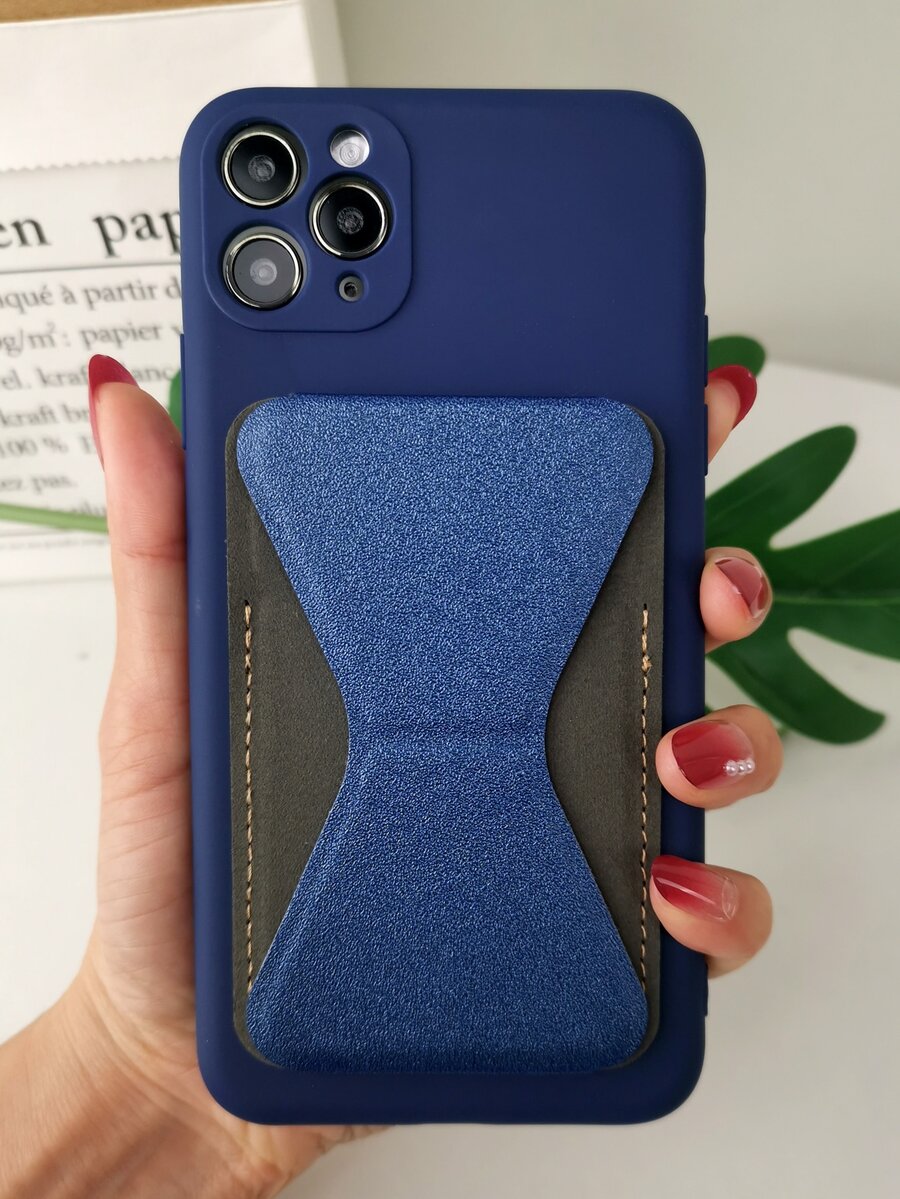 Bao đựng điện thoại thông thường có khe cắm thẻ - Màu xanh lam - Xem 1