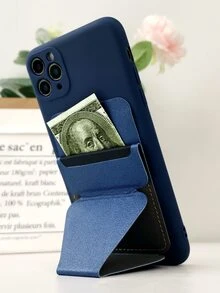 Bao đựng điện thoại thông thường có khe cắm thẻ - Màu xanh lam - Xem 2