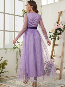 gingham bridesmaid dresses