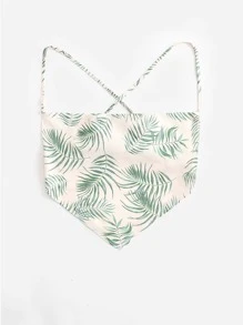 Soleia Áo hai dây Bất đối xứng Lộ Lưng Buộc lại Nhiệt đới Boho - Nhiều màu - Xem 3