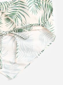 Soleia Áo hai dây Bất đối xứng Lộ Lưng Buộc lại Nhiệt đới Boho - Nhiều màu - Xem 5