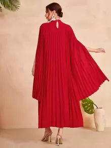 Modelyn 小立領斗篷袖洋裝