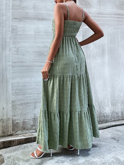 シール フリル裾 ベルト キャミドレス ベルトなし