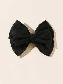 Bow Knot Hair Clip - Black - View 2