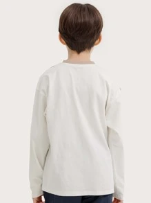 Niños Camiseta de dos tonos - Multicolor - Ver 2