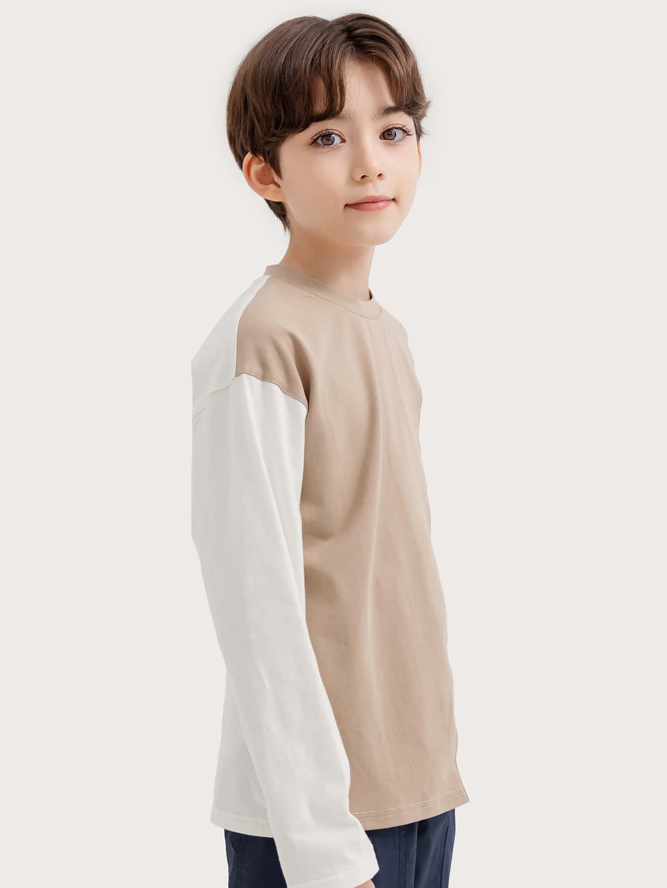 Boys Two Tone Tee - Multicolor - View 3