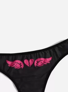 ROMWE Anime Women Panties Kartun - MultiWarna - View 4