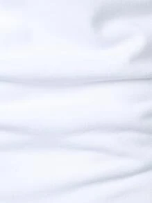 Manfinity Homme Men Striped Print Polo Shirt - White - View 4