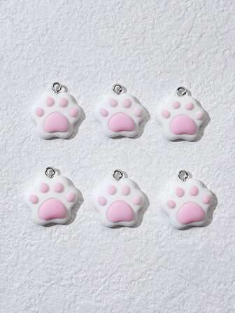 6入組爪子形狀DIY吊墜