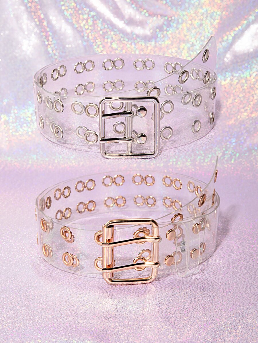 Thắt lưng trong suốt 2 mảnh có vòng - Trong sáng - Xem 1