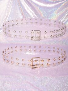 Thắt lưng trong suốt 2 mảnh có vòng - Trong sáng - Xem 2