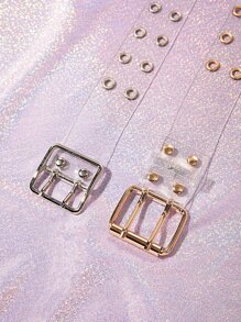 Thắt lưng trong suốt 2 mảnh có vòng - Trong sáng - Xem 3