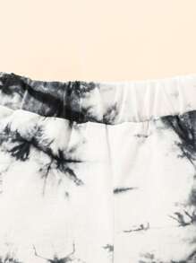 Bộ thời trang bé trai Cà vạt nhuộm Giải trí - màu đen - Xem 3