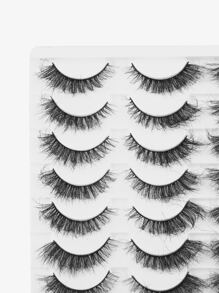 14 cặp lông mi giả mắt mèo - màu đen - Xem 3